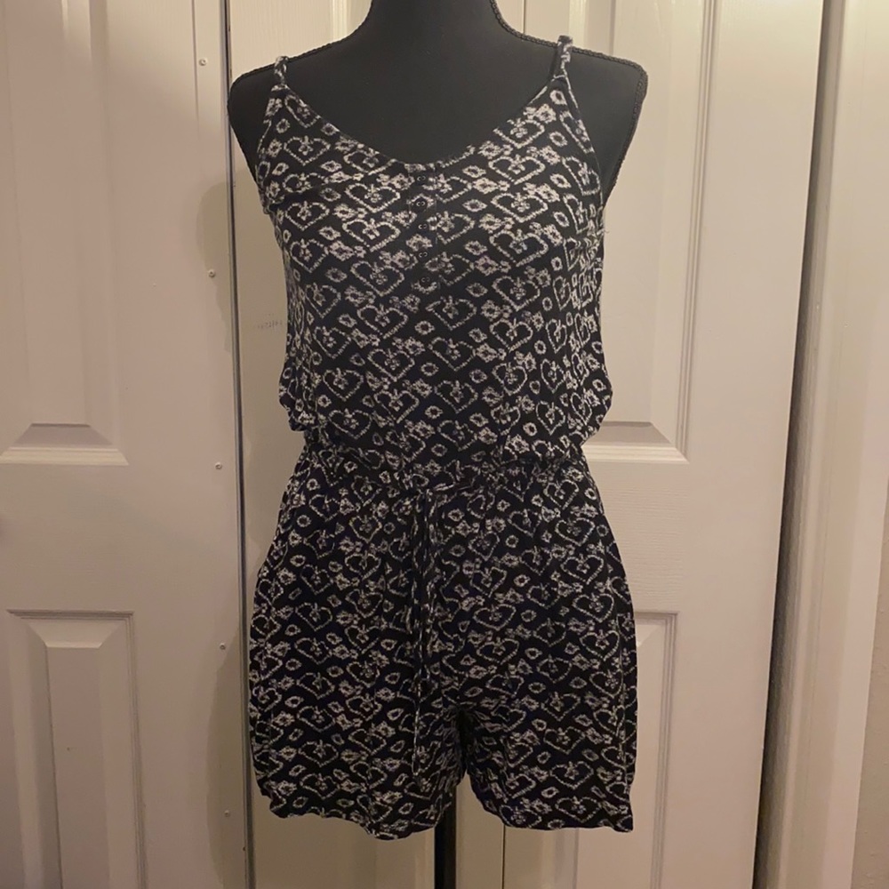 American Rag | women’s romper | Black-white | xsmall